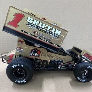 Sammy Swindell authentic souvenir diecast replica of 50th Knoxville Sprint Car.