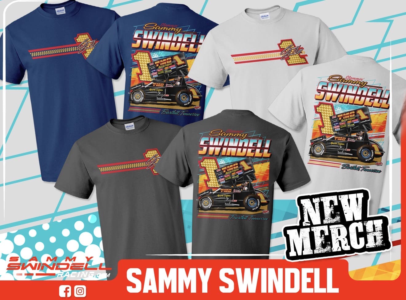 New TMC SPEED shirts in three colors.