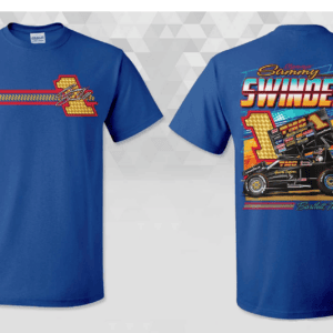 Sammy Swindell t-shirt blue for TMC Speed