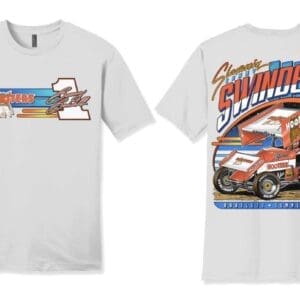 Sammy Swindell Hooters #1 T-shirt in White