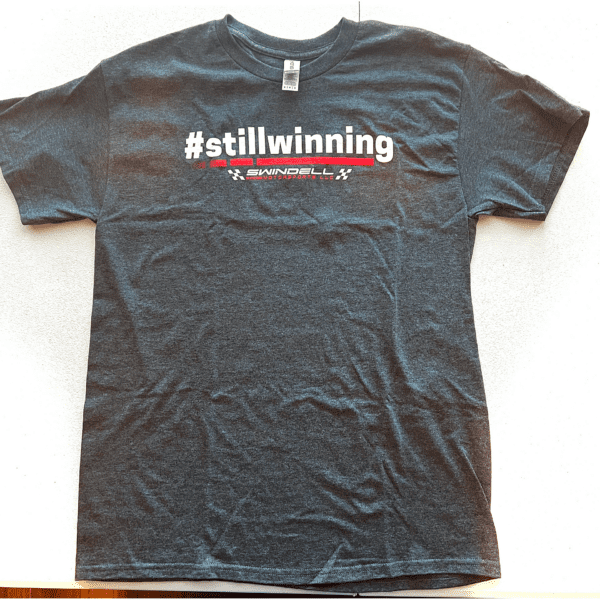 #stillwinnning Sammy Swindell Hashtag Shirt in Grey