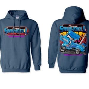 Sammy Swindell Blue Hoodie in Indigo Blue style 29320