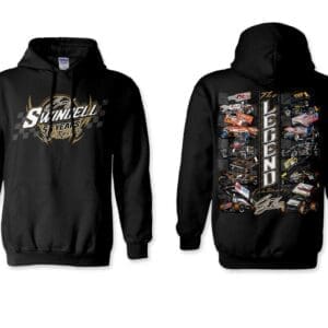 The Legend Continues Black Hoodie